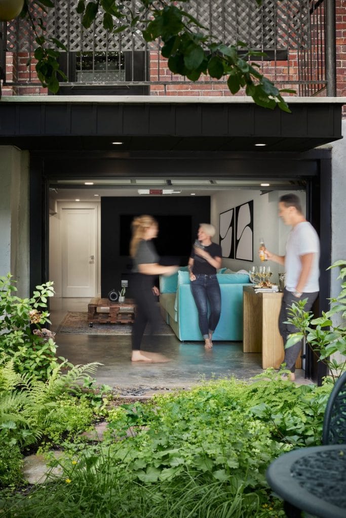 garage amenage ouvert montreal, modification de structure