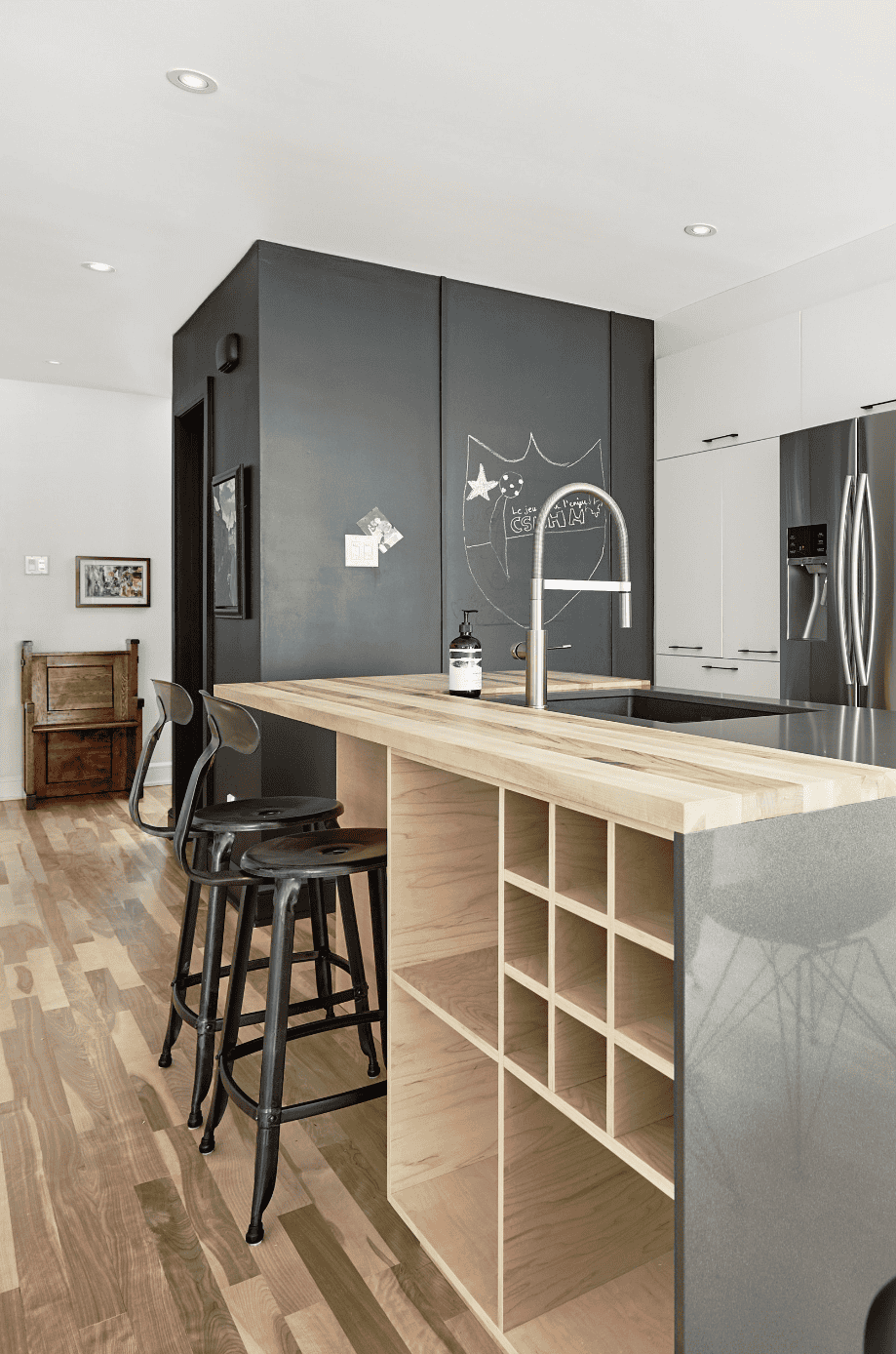 transformation house single-family home plex Plateau Mont-Royal renovatin