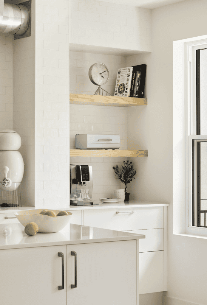 tablette cuisine blanche montreal