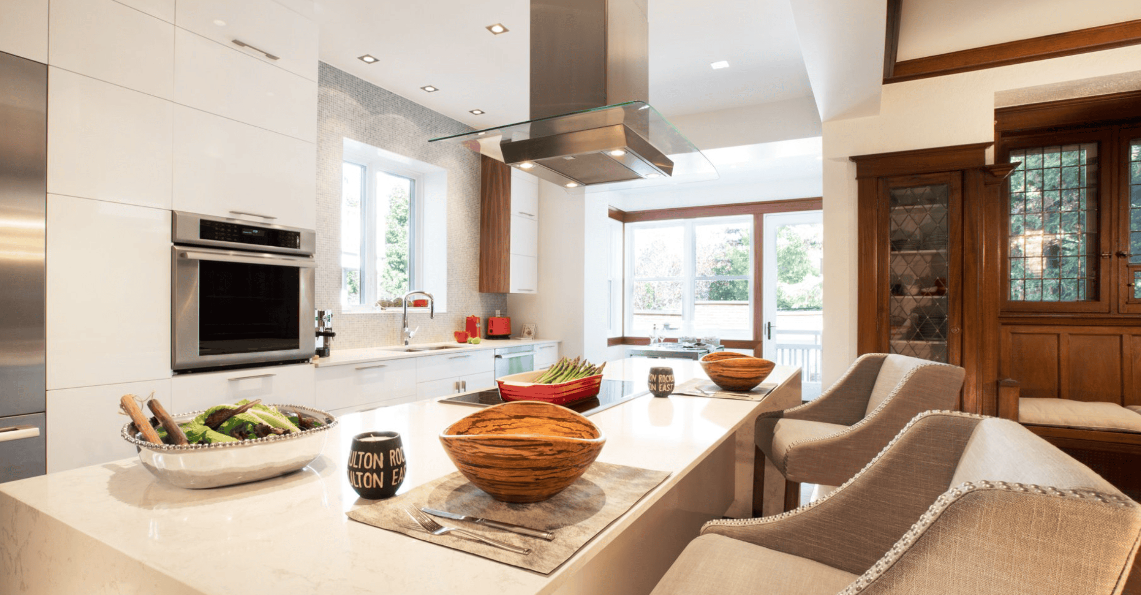 renovation cuisine ouverte outremont boiseries