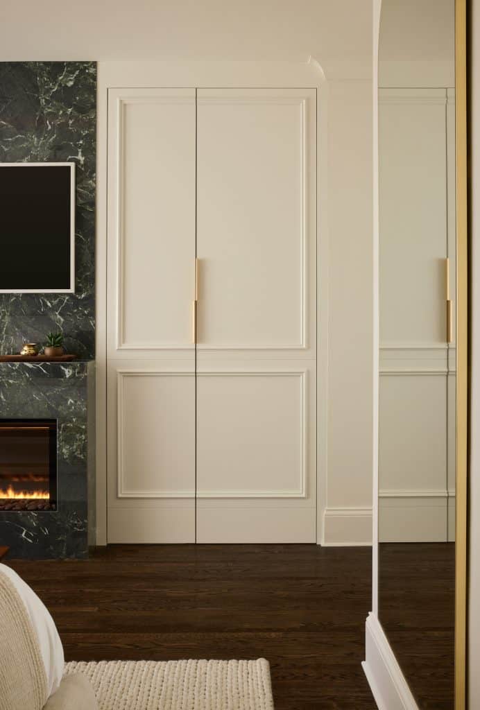 fireplace, bedroom