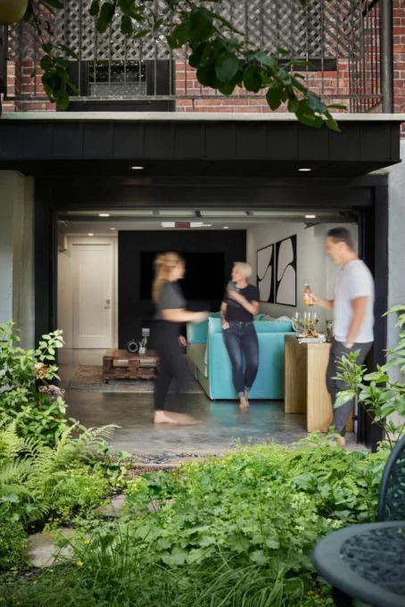garage amenage ouvert montreal, modification de structure